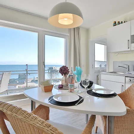 公寓 Feriendomizil Strandblick Feriendomizil Strandblick 1 Meerblick 哈夫克鲁格